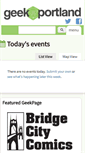 Mobile Screenshot of geekportland.com